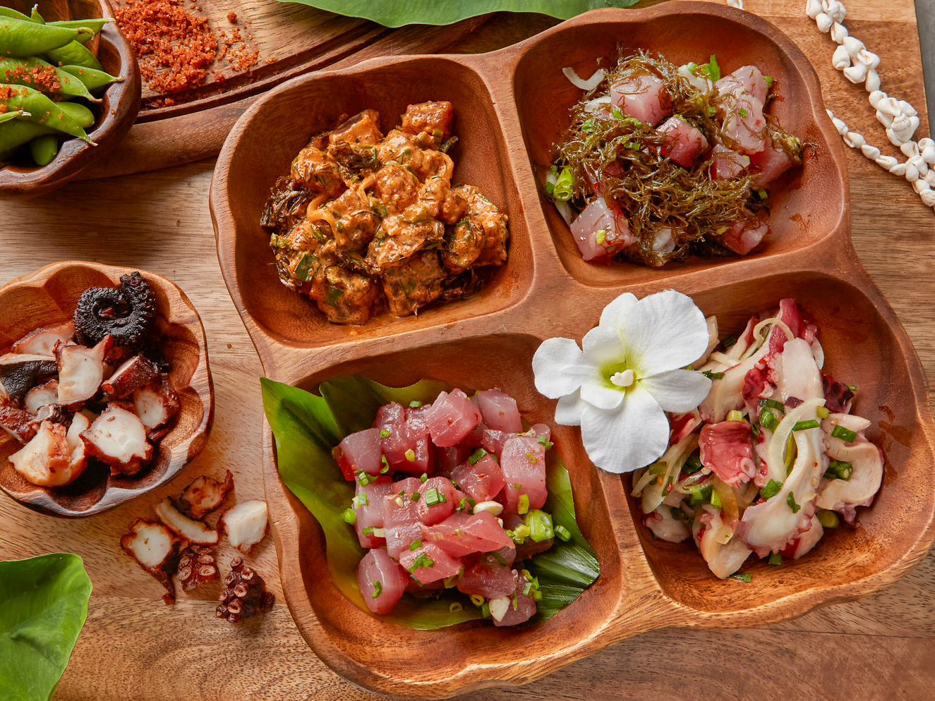Poke sampler platter